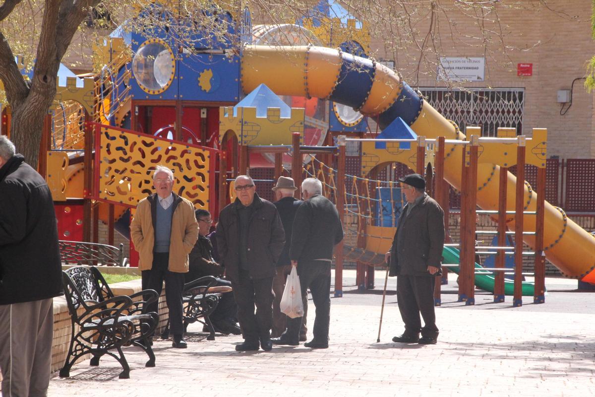 Imagen de archivo del parque de la Nueva Fraternidad, en Elda.