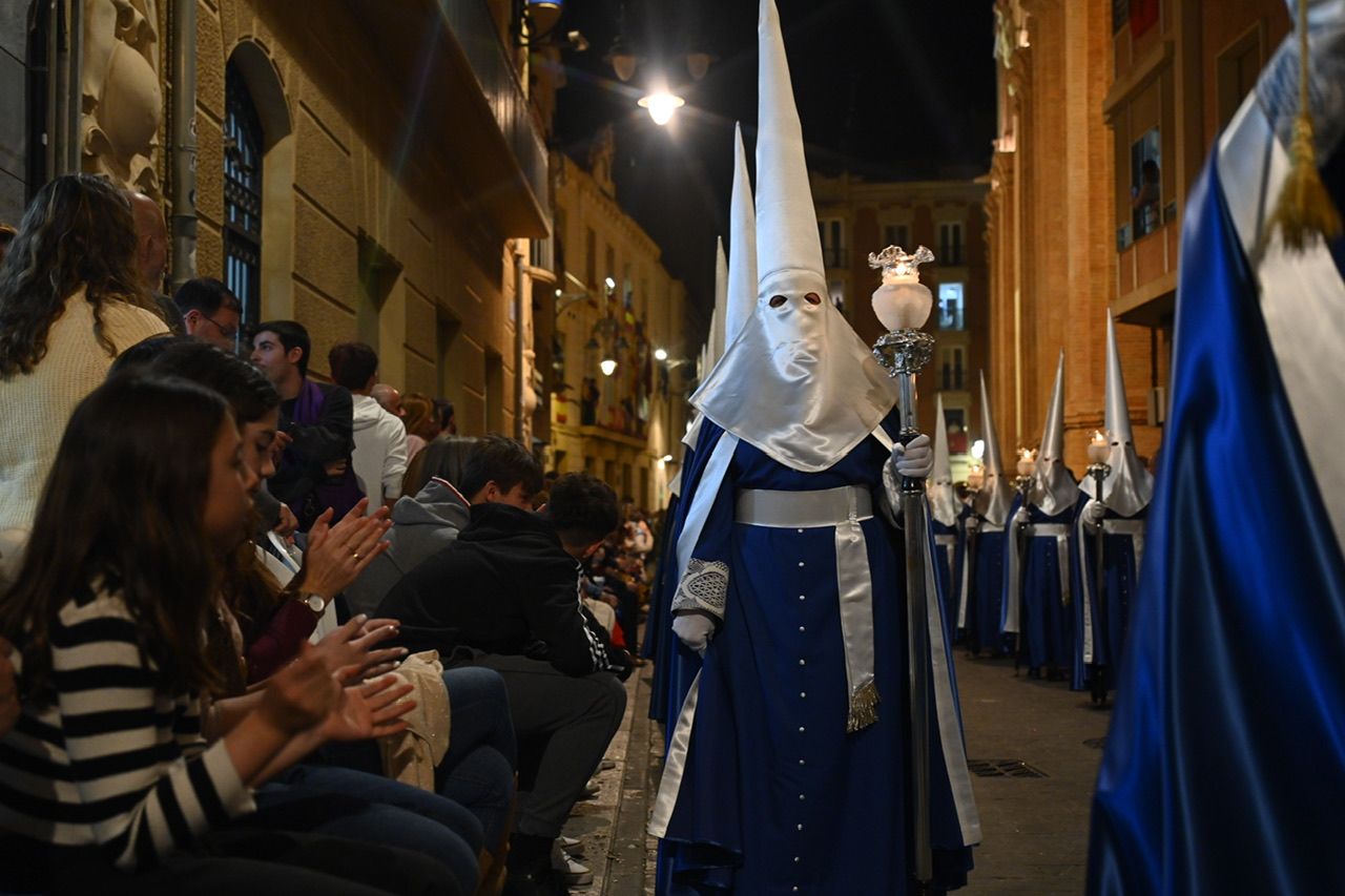 Las imágenes de la procesión del Cristo de la Misericordia y Virgen del Rosario en Cartagena