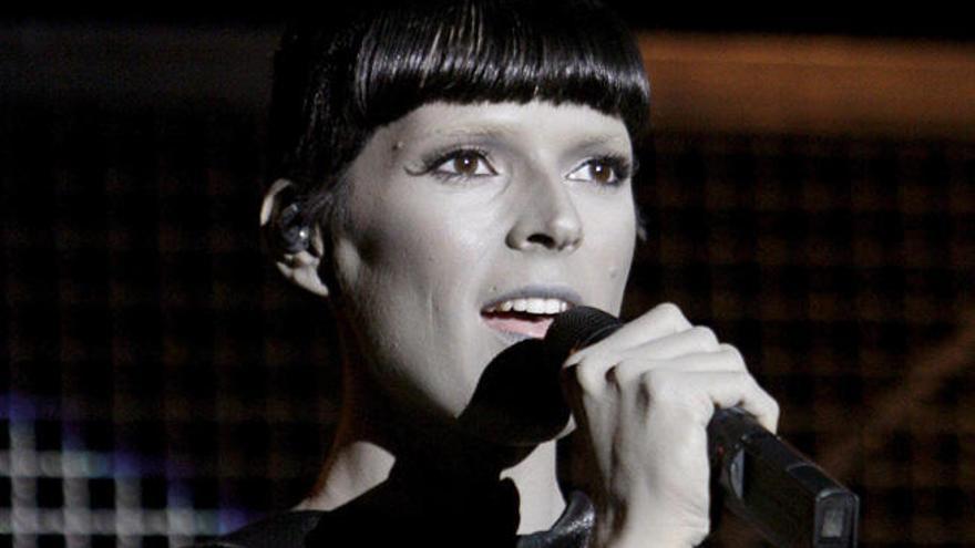 Bimba Bosé durante una actuación