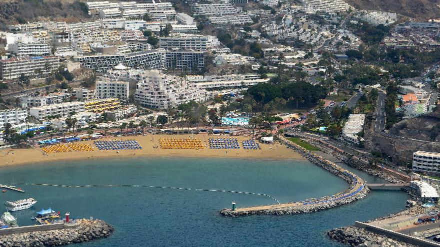 Vista de la urbanización turística de Puerto Rico