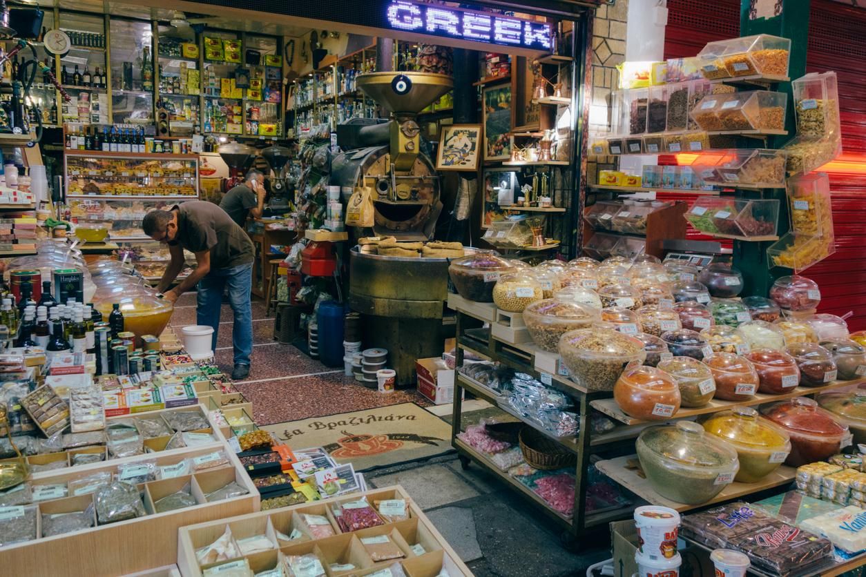 Bazar en Tesalónica: siempre hay que dejar presupuesto para algunas compritas.