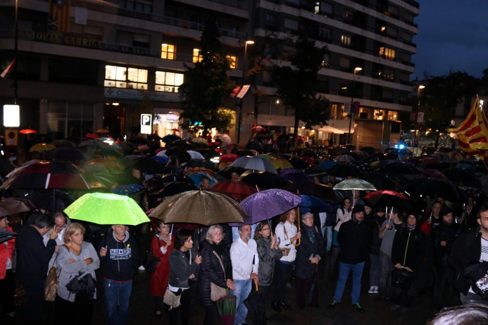 Manifestacions al centre de Girona.