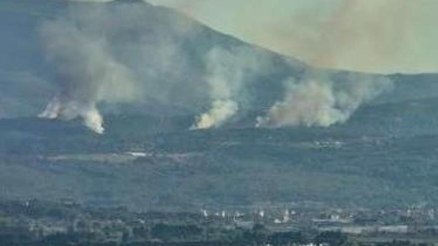 El 8 de octubre hubo varios incendios en A Limia