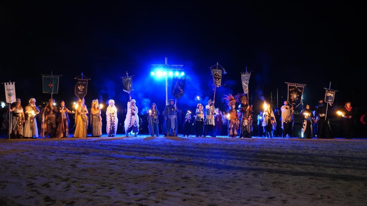 Uno de los actos celebrados el pasado año durante las Incursiones Berberiscas en el Mar Menor