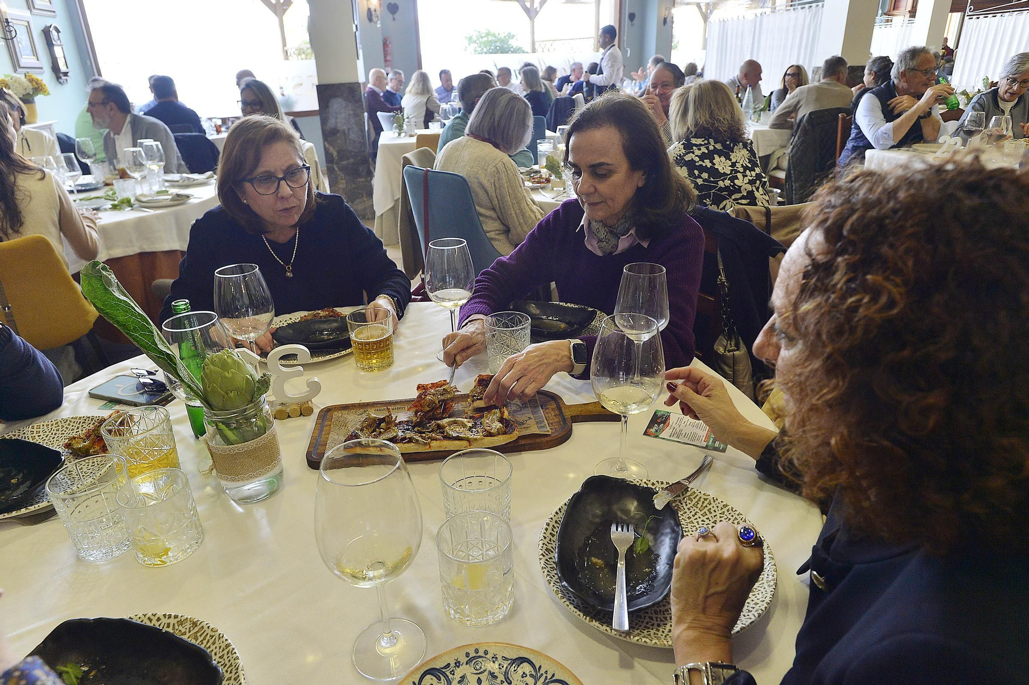 Menjars de la Terra en el restaurante  Los Infantes de Almoradí.