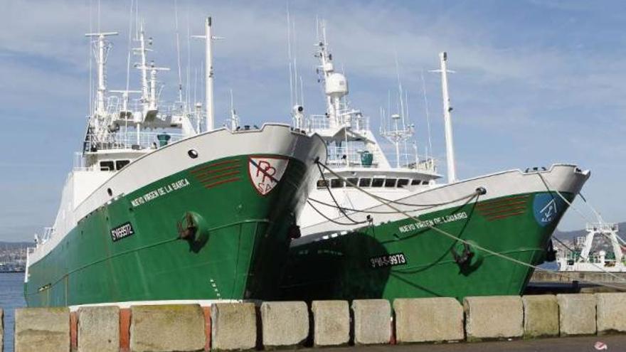 Los bacaladeros &quot;Nuevo Virgen de la Barca&quot; y &quot;Nuevo Virgen de Lodairo&quot;