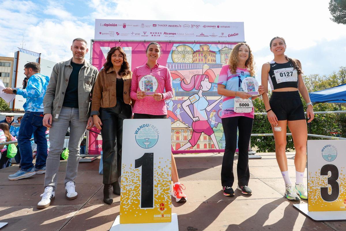 Las imágenes de la entrega de premios de la XI Carrera de la Mujer de Murcia