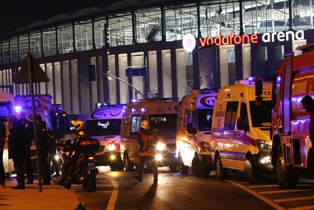 Atentado en el estadio del Besiktas de Estambul