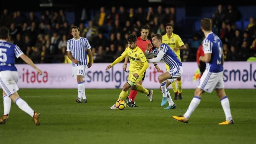 El Villarreal CF doblega a la Real Sociedad (4-2)