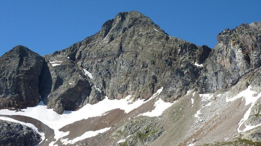 Glaciar del Pico Arriel, en el valle de Tena.