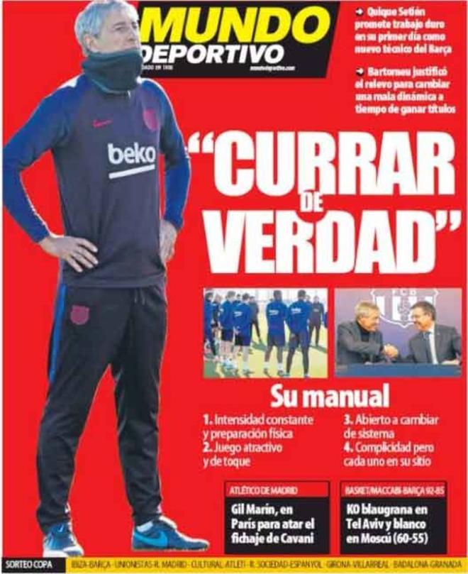 Las portadas del día en la prensa deportiva