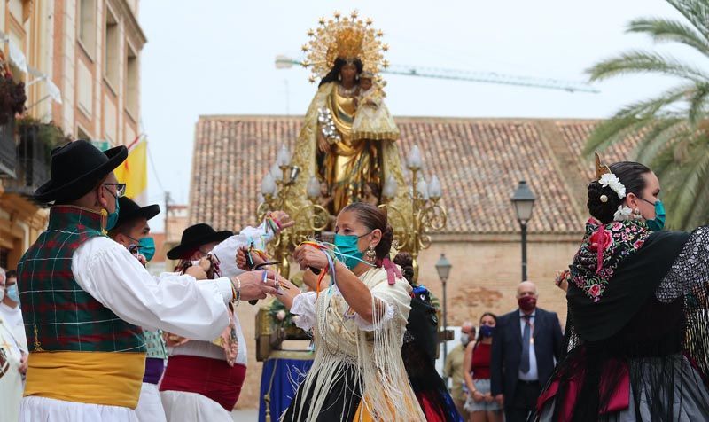 La Virgen vuelve a procesionar con público