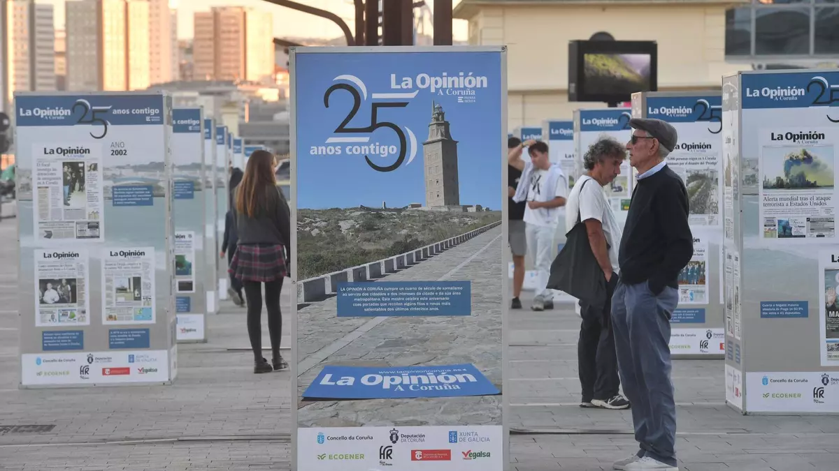 Los coruñeses reviven los últimos 25 años: «Yo salí en LA OPINIÓN»