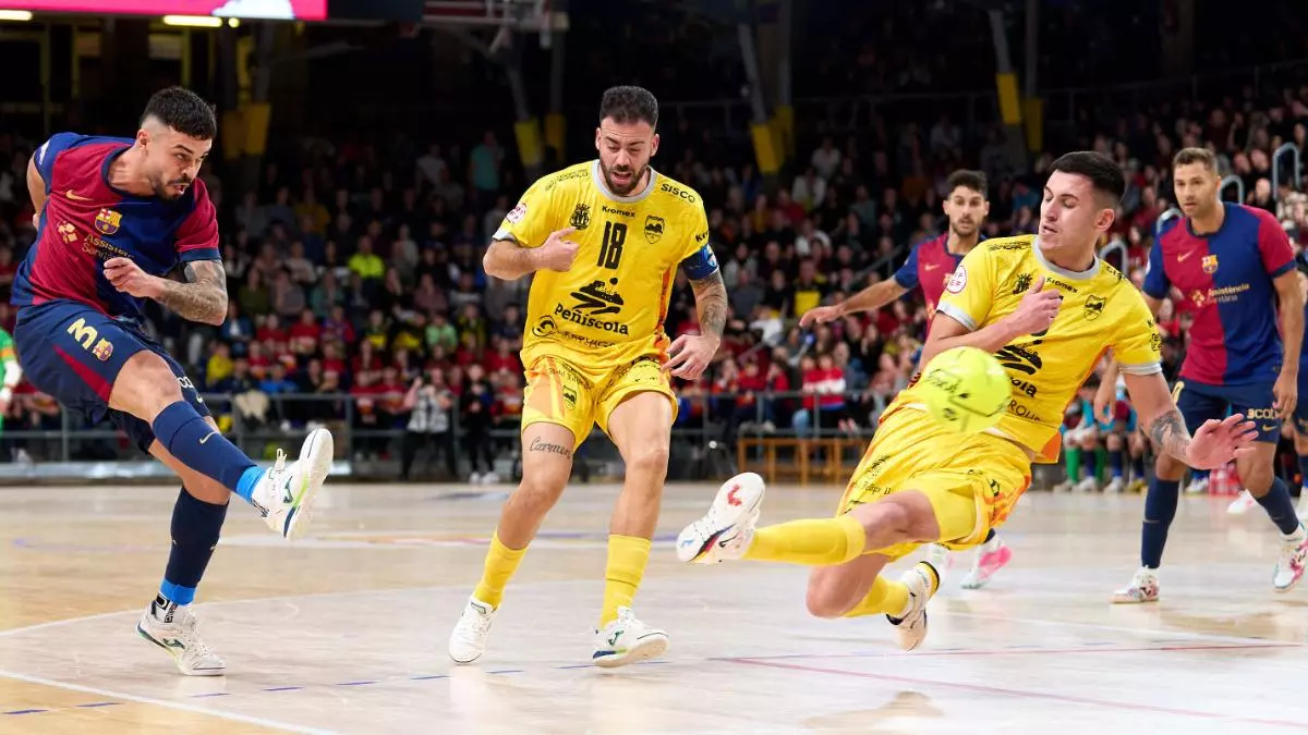 Servigroup Pe?赤scola - Bar?a: en directo: partido de Primera Divisi車n de f迆tbol sala, en vivo hoy