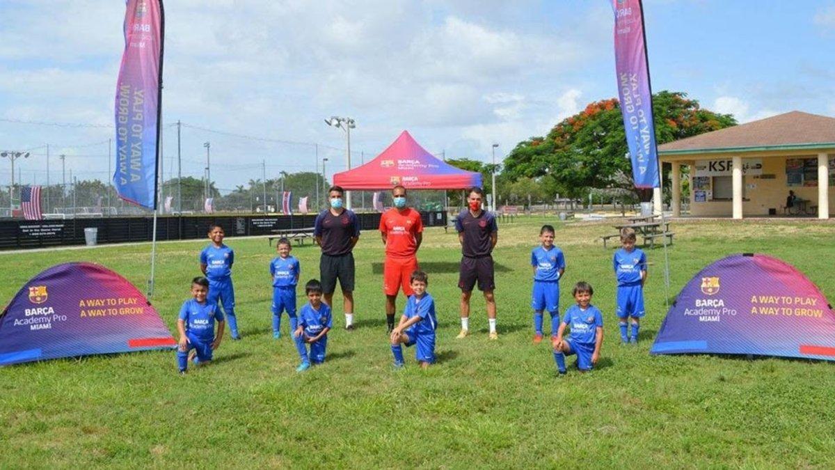 La Barça Academy, en Miami