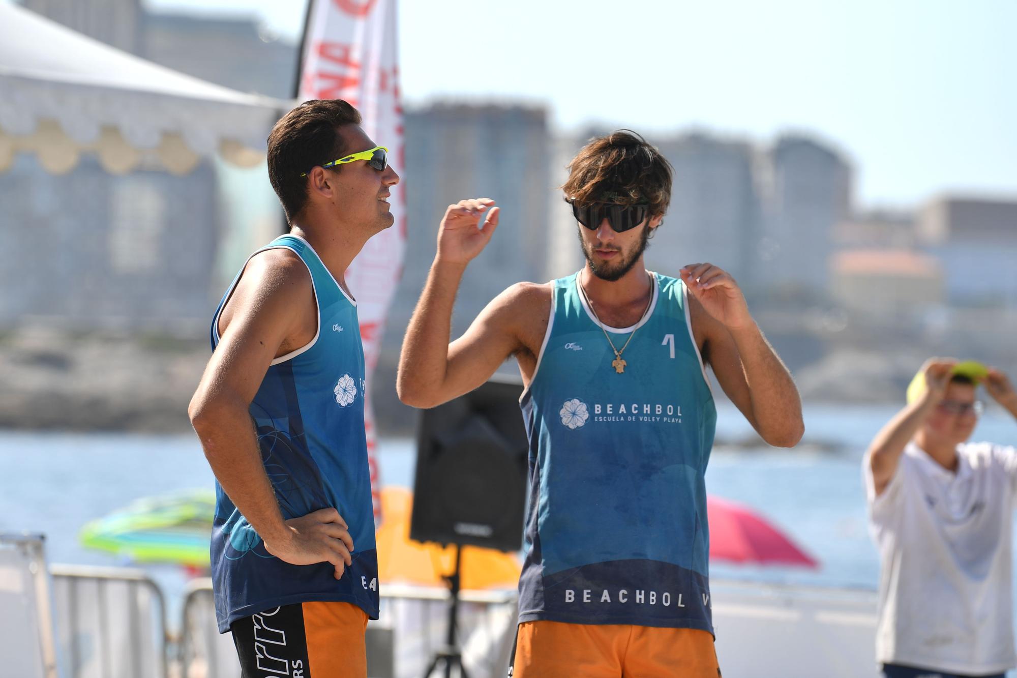 Voley playa en Riazor