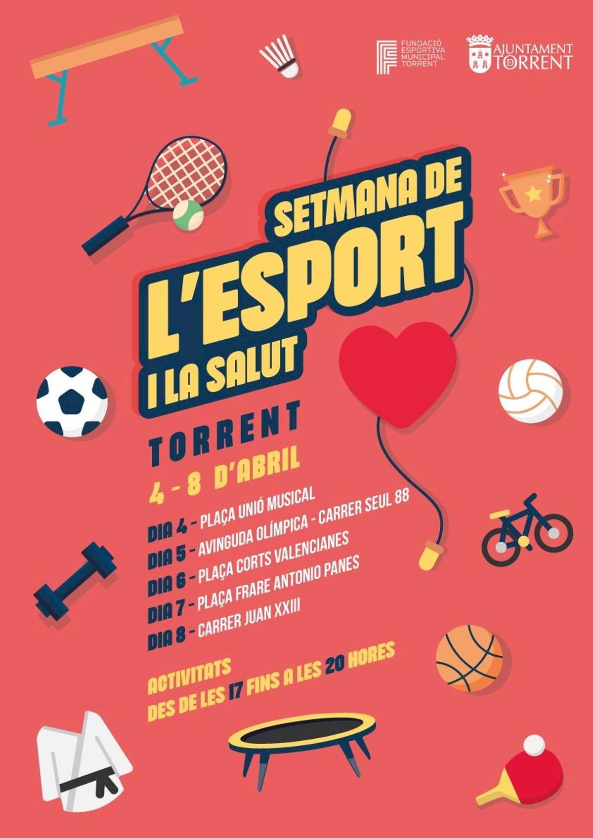 Cartel Setmana de l’Esport i la Cultura.