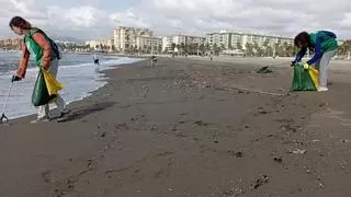 Vuelve la marea de toallitas a la playa de San Andrés