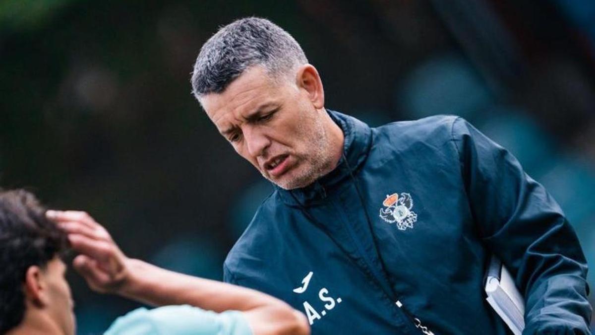 Alejandro Sandroni, durante un entrenamiento. | TALAVERA CF