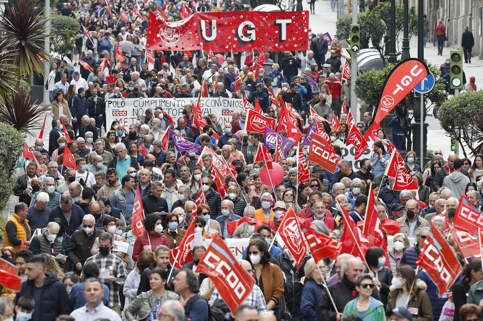 Día del Trabajo: El movimiento obrero vuelve a las calles de Vigo