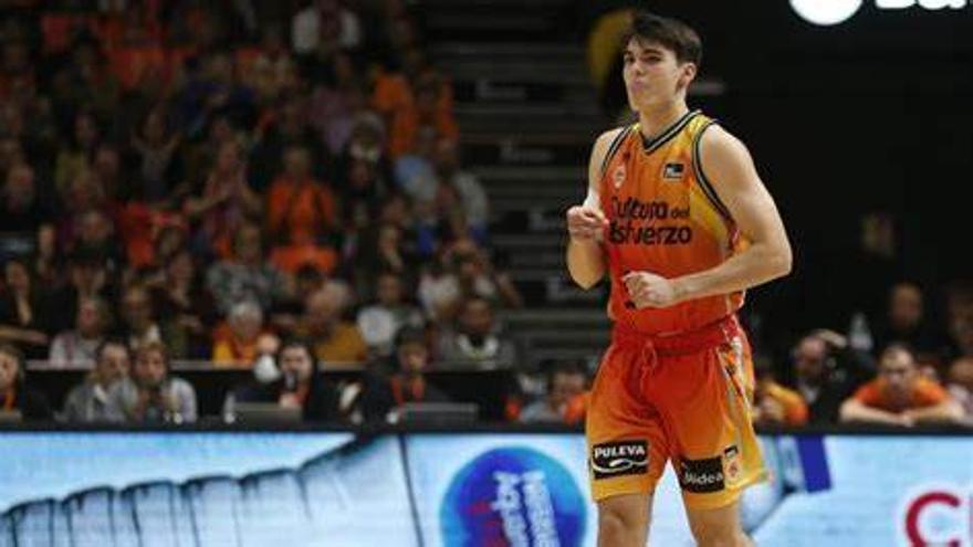 El Valencia Basket inscribe a cuatro jugadores más en la Liga Endesa