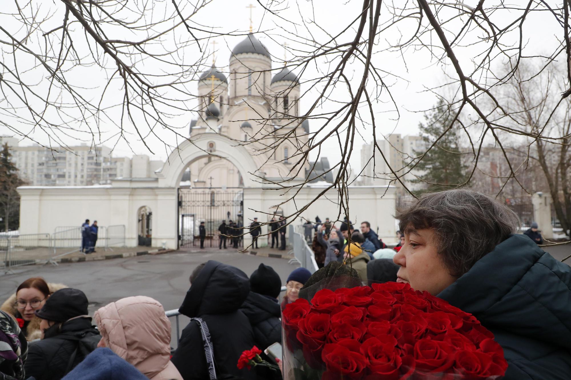 Funeral for Russian opposition leader Alexei Navalny in Moscow