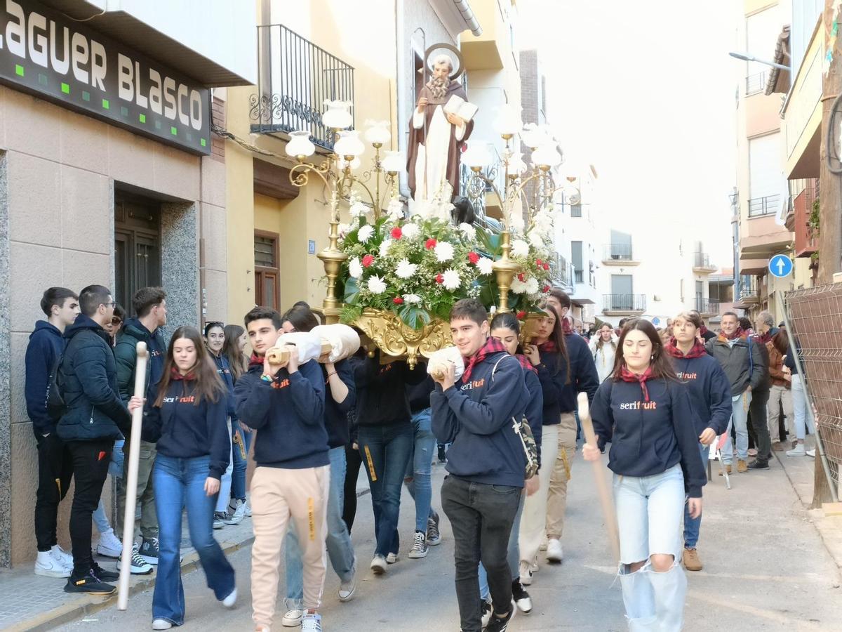 La imatge del sant recorrerà els carrers de la localitat en la romeria.