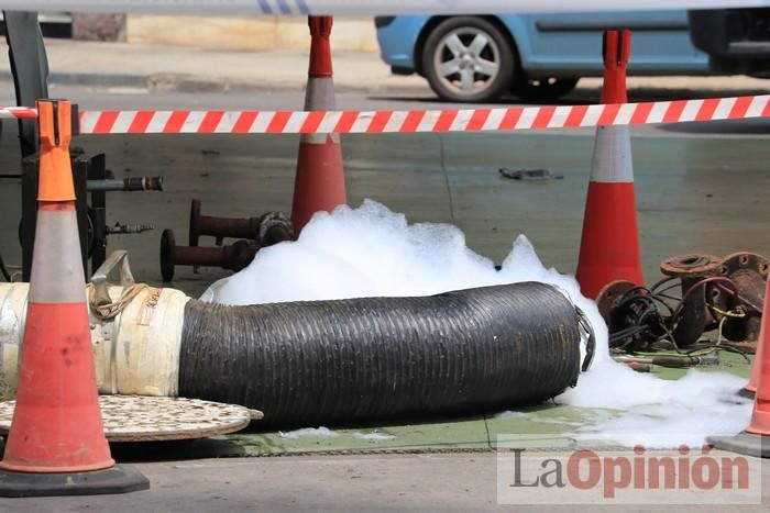 Explosión en una gasolinera de Cartagena