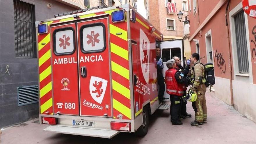 Incendio de madrugada en un piso de la calle La Paz