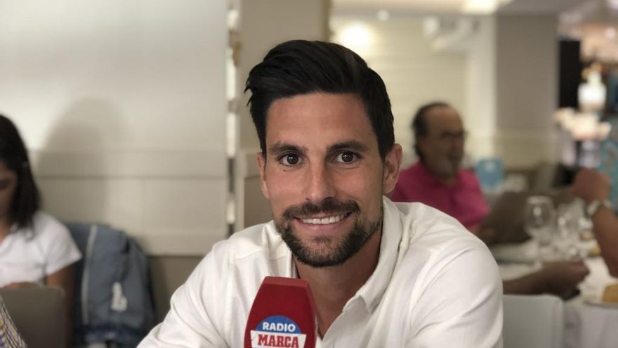 Adrián, durante la entrevista en Radio Marca Málaga