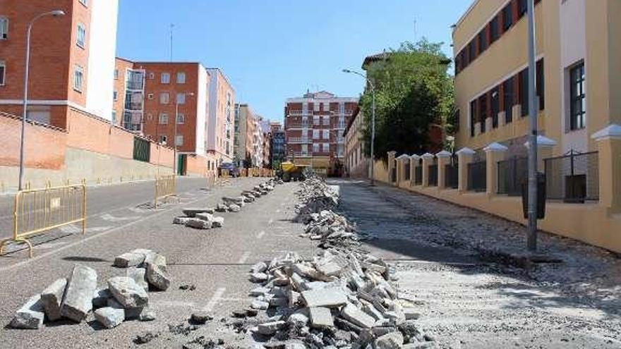 Obras en Conde de Alba y Aliste.