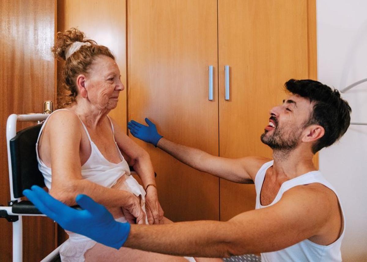 Joan Salas i la seva mare Emilia