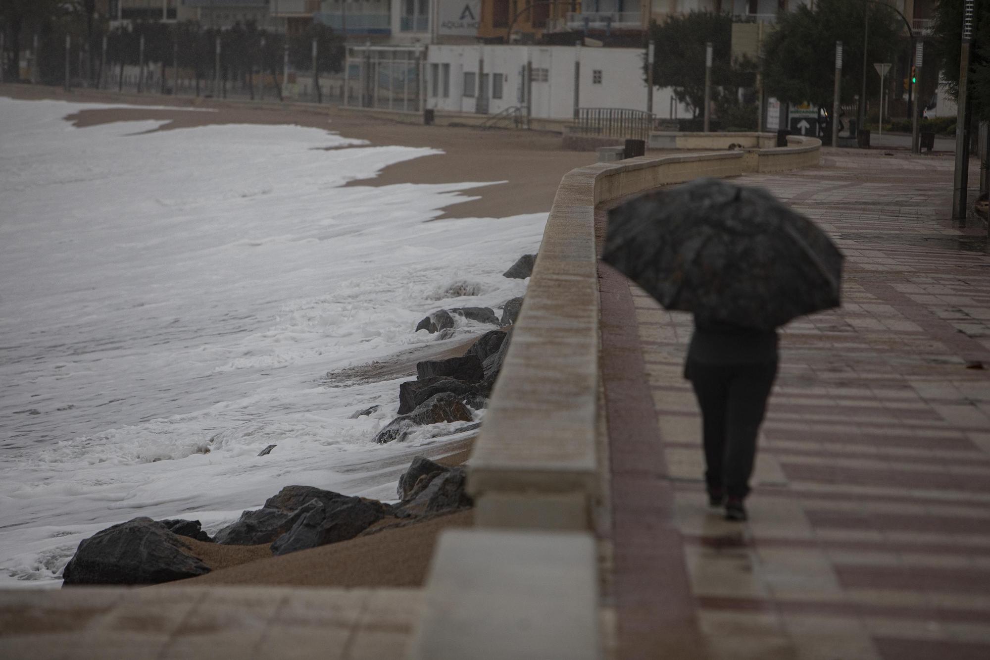 Temporal marítim a Blanes