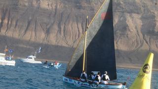 El 'Romerito Líneas Romero' gana la regata costera del Campeonato de Canarias de barquillos de vela latina