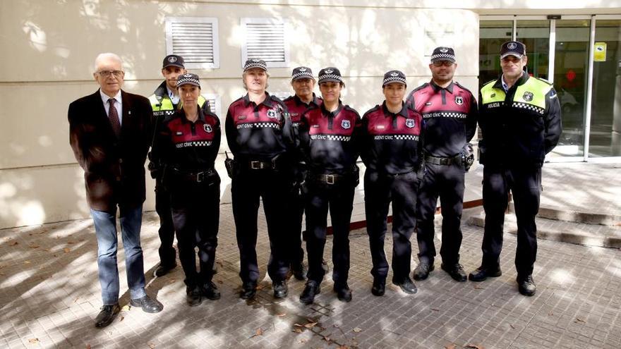 Els agents cívics de Girona estrenen uniforme