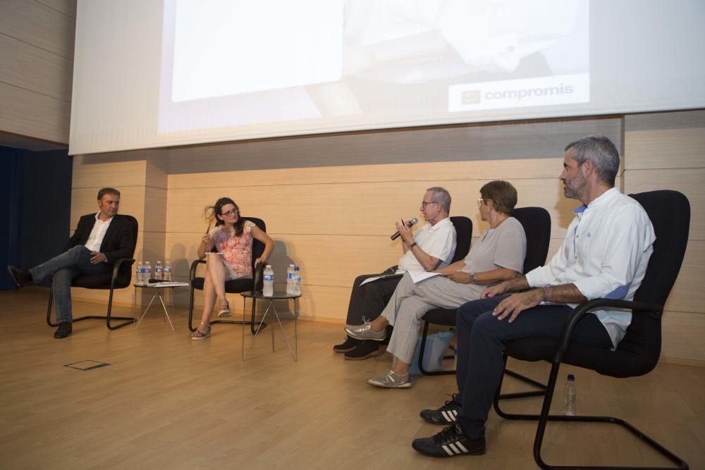 La vicepresidenta del Consell y líder de Compromís defiende su gestión en política social en el primer acto de partido para abrir el curso político en Alicante