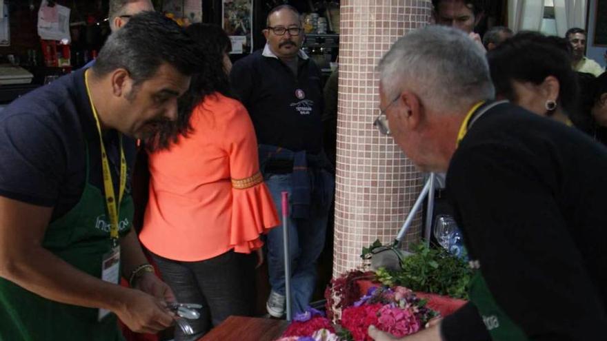 El concurso de floristas recala en Candás