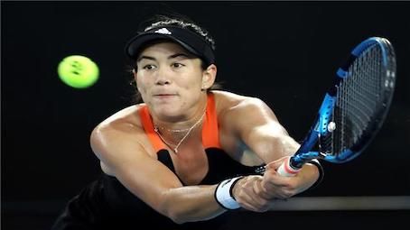 Muguruza, en acción en Melbourne.