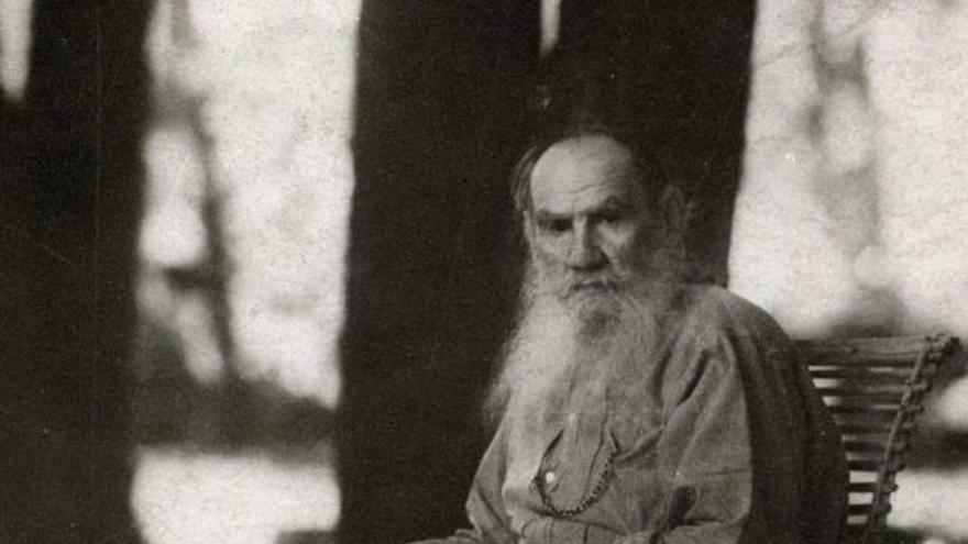 Leon Tolstoi, en la finca rural de «Yasnaia Poliana», donde vivió los últimos 20 años de su vida.