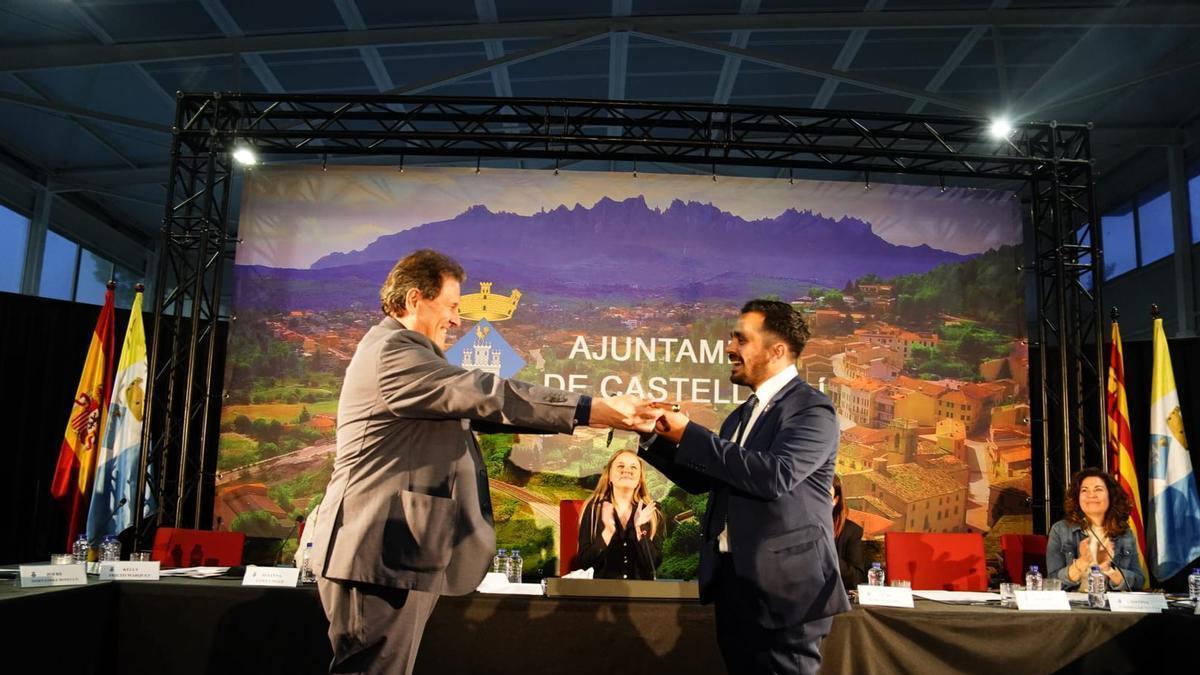 Així ha estat el relleu a l'alcaldia de Castellgalí