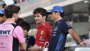 Leclerc, junto a Carlos Sainz
