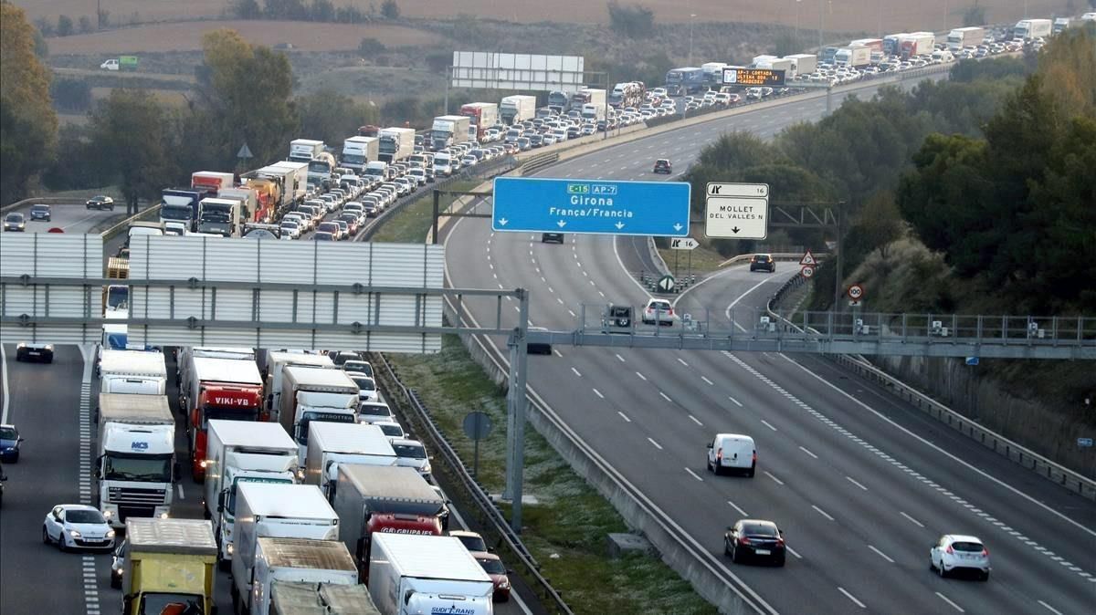 Huelga general en Cataluña