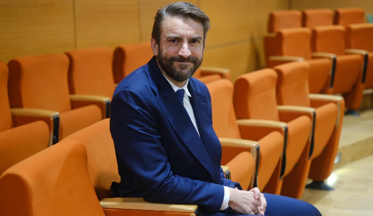 El presidente ejecutivo de Cesce, Pablo de Ramón-Laca, este martes en la capital grancanaria.