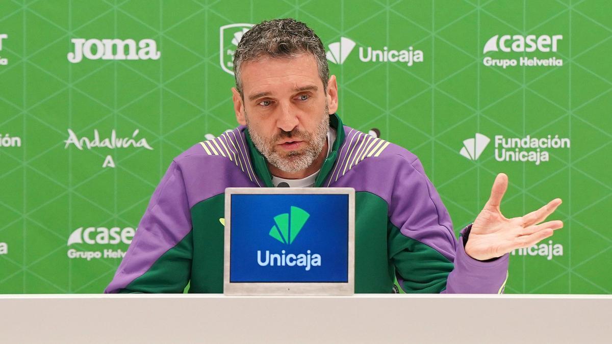 Ibon Navarro analizó este viernes el encuentro de este domingo en el Movistar Arena.