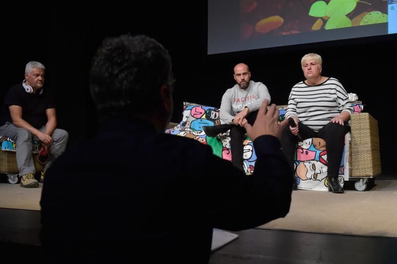 22-02-2020 LAS PALMAS DE GRAN CANARIA. Actores del Grupo Antígona de la ONCE que representan la obra 'Amor de don Perlimplín', Sala Insular de Teatro. Fotógrafo: ANDRES CRUZ  | 22/02/2020 | Fotógrafo: Andrés Cruz