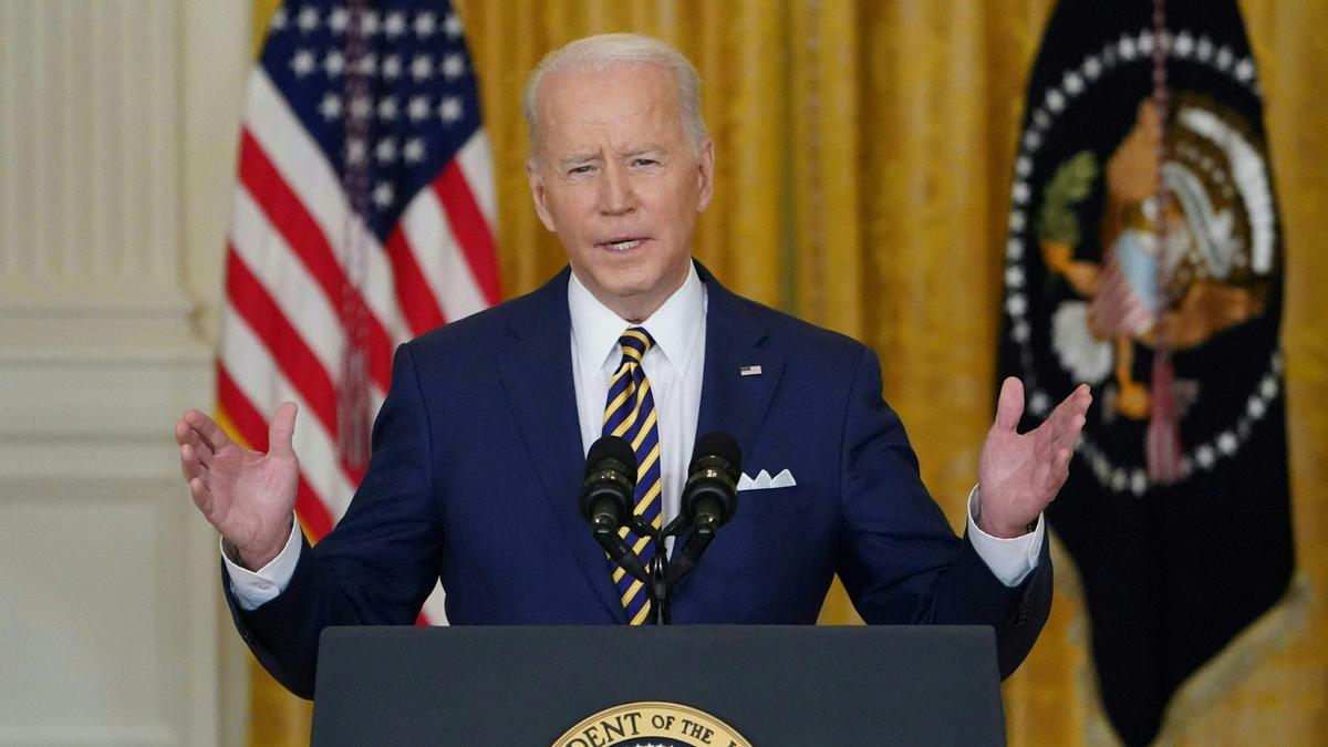 El presidente Joe Biden, realiza una inusual conferencia de prensa para dar inicio a su segundo año de mandato El presidente Joe Biden, realiza una inusual conferencia de prensa para dar inicio a su segundo año de mandato