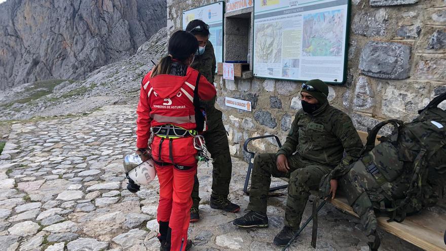 Rescate de montaña en el Urriellu