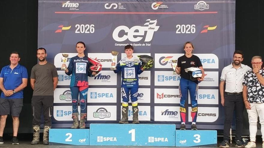 Siguen los excelentes resultados de Luz Antonino en el Campeonato de España de Trial