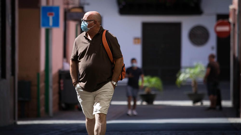 Uso de la mascarilla en Santa Cruz de Tenerife