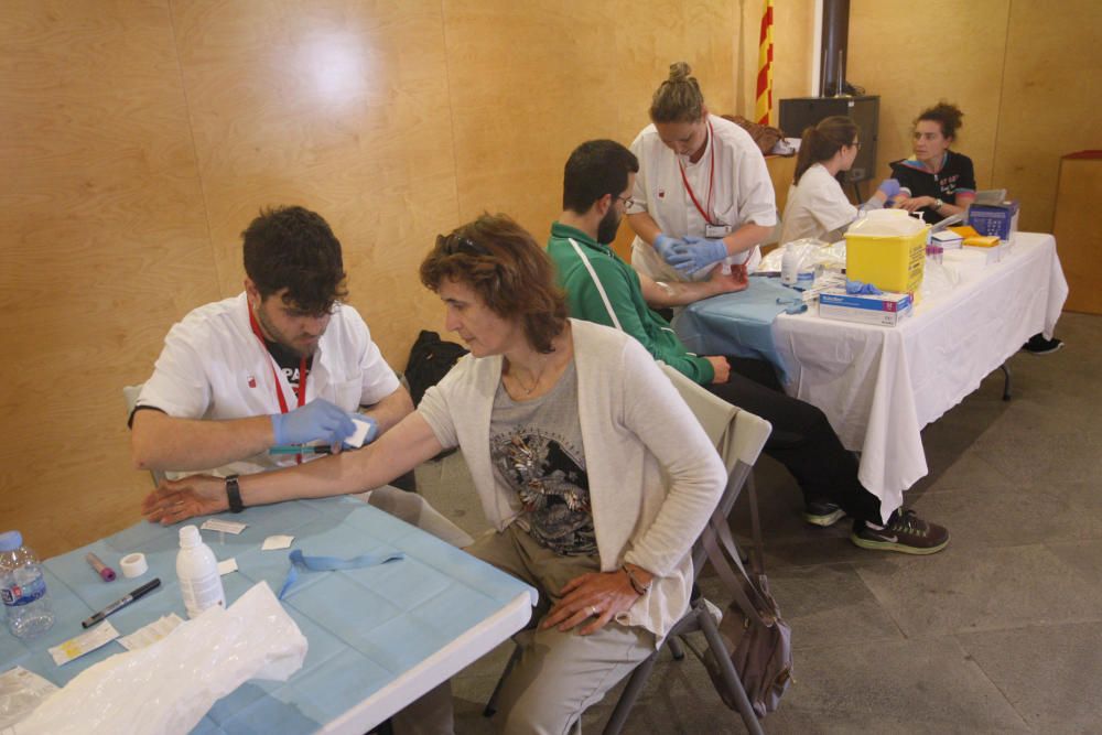 Segona jornada de donacions a Vilobí d'Onyar